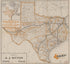 I. & G.N., T.& P. : Iron Mountain : the Way to Texas in 1909 by Relic Map Company