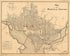 Map of Washington and Georgetown 1880 by Relic Map Company