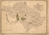 Map of the City of Washington Showing the Public Reservations Under Control of the Office of Public Buildings and Grounds 1884 by Relic Map Company