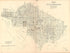 Map of the City of Washington Showing the Location of the Water Mains 1885 by Relic Map Company