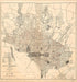 Map of the City of Washington Showing Sewers : to Accompany the Annual Report of the Engineer Department, D.C., for the Year Ending June 30, 1894 1895 by Relic Map Company