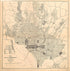 Map of the City of Washington Showing Street Lamps : to Accompany the Annual Report of the Engineer Department, D.C., for the Year Ending June 30, 1894 by Relic Map Company