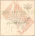 Map of the District of Columbia Showing Permanent System of Highways in 1900 by Relic Map Company