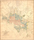 Map of the City of Washington in 1901 by Relic Map Company