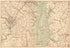 Automobile Map of Washington District 1909 by Relic Map Company