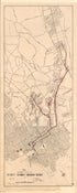 Map Showing Route of District of Columbia Suburban Railway : Sept. 1892 by Relic Map Company