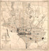 Map of the City of Washington Showing the Locations of Street Railways In Operation and Chartered Jan. 1, 1895 : to Accompany the Annual Report of the Engineer Department, D.C by Relic Map Company