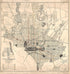 Map of the City of Washington Showing the Locations of Street Railways In Operation and Chartered Jan. 1, 1895 : to Accompany the Annual Report of the Engineer Department, D.C by Relic Map Company