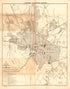 Map of the City of Washington Showing Street Railway Lines 1900 by Relic Map Company