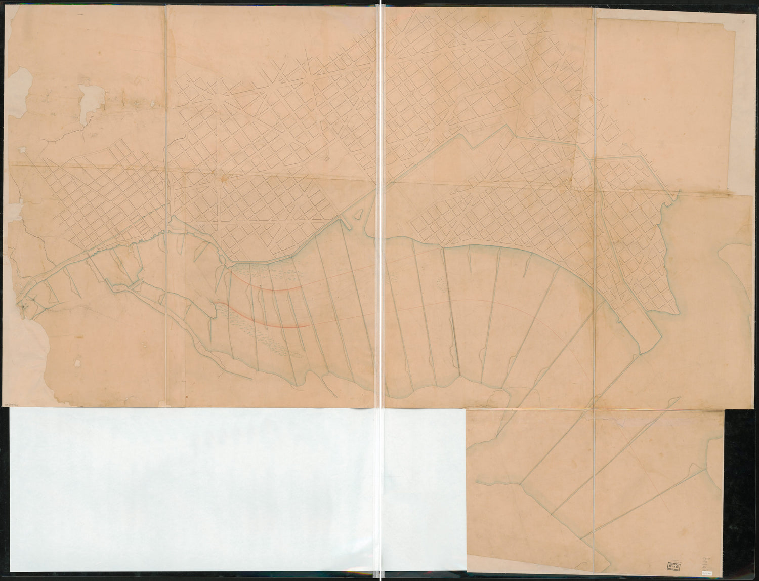 This old map of Map of the Potomac River Estuary from the Three Sisters to Giesboro Point D.C. from 1857 was created by Alfred Landon Rives in 1857