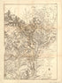 Extract of Military Map of N.E. Virginia Showing Forts and Roads 1865 by Relic Map Company