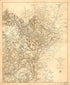 Extract of Military Map of N.E. Virginia Showing Forts and Roads 1865 by Relic Map Company