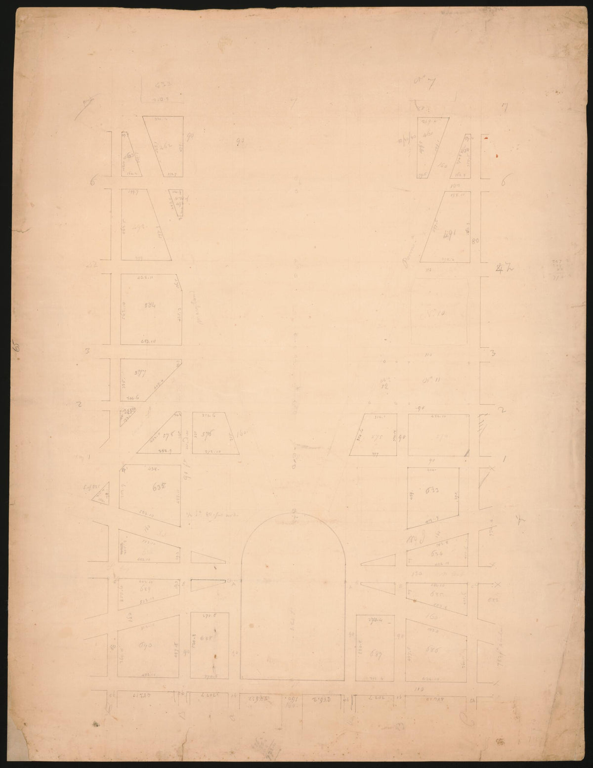 Map of the Capitol Grounds, Eastern End of the Mall, and Adjacent Squares, Washington D.C. 1880 by Relic Map Company