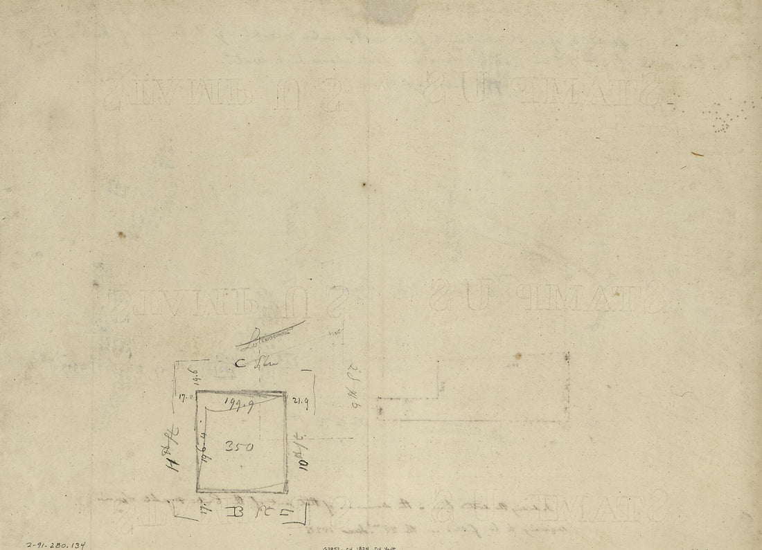 This old map of Center Market Square : Washington D.C. from 1824 was created by F. C. De Krafft in 1824