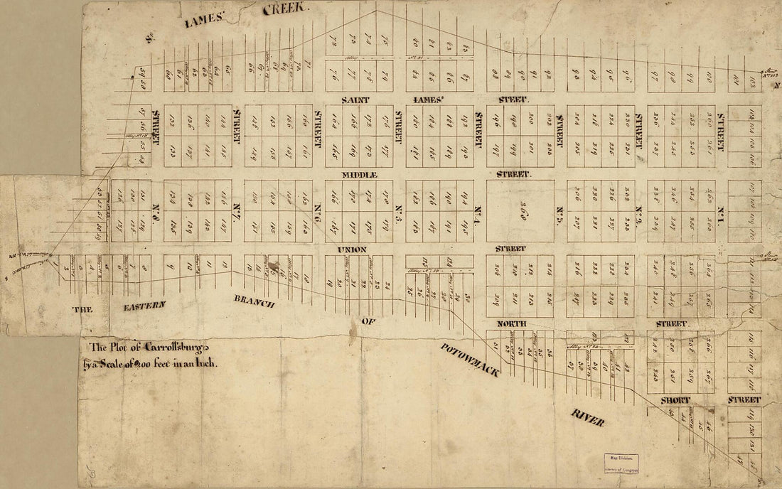 This old map of The Plot of Carroll&