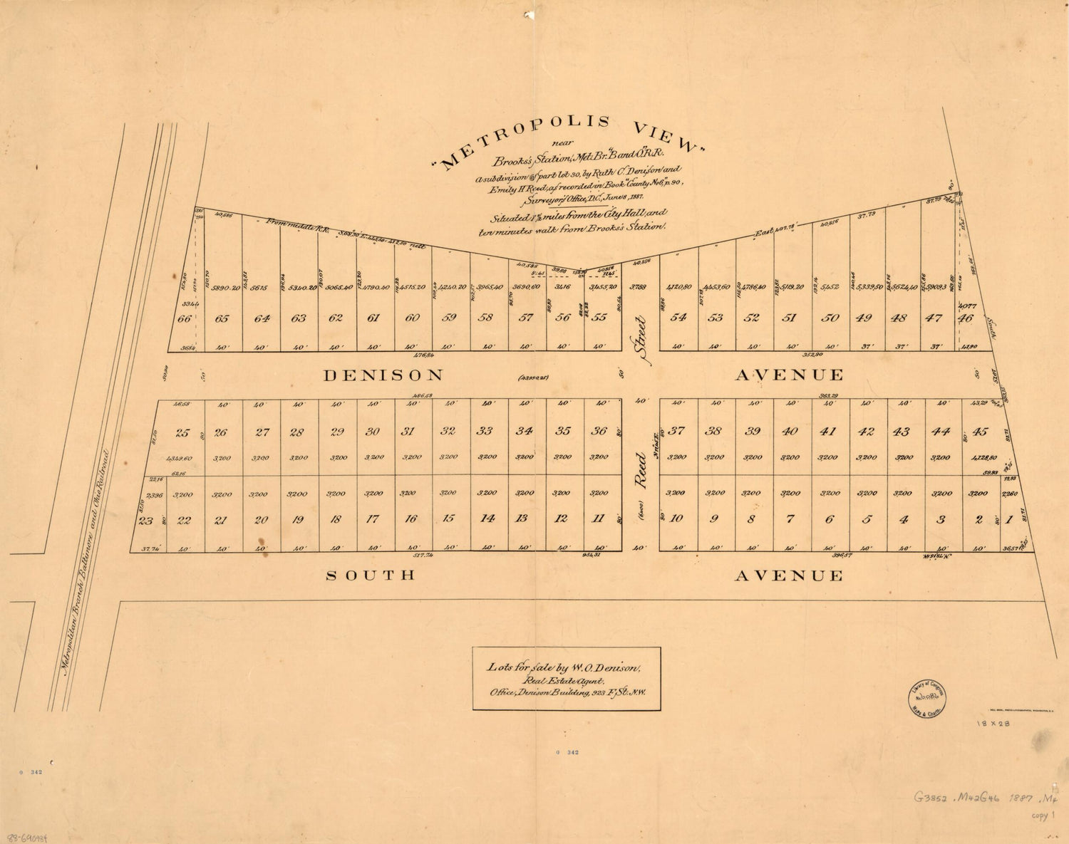 This old map of Metropolis View Near Brooks&