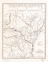 A New Map of Arkansas With Its Canals, Roads, & Distances 1836 by Relic Map Company