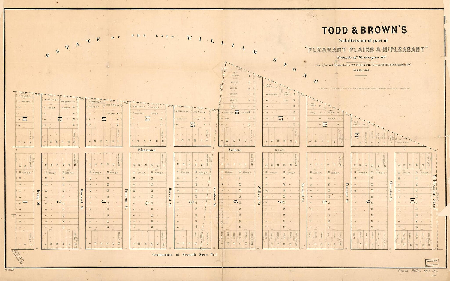 This old map of Todd &amp; Brown&