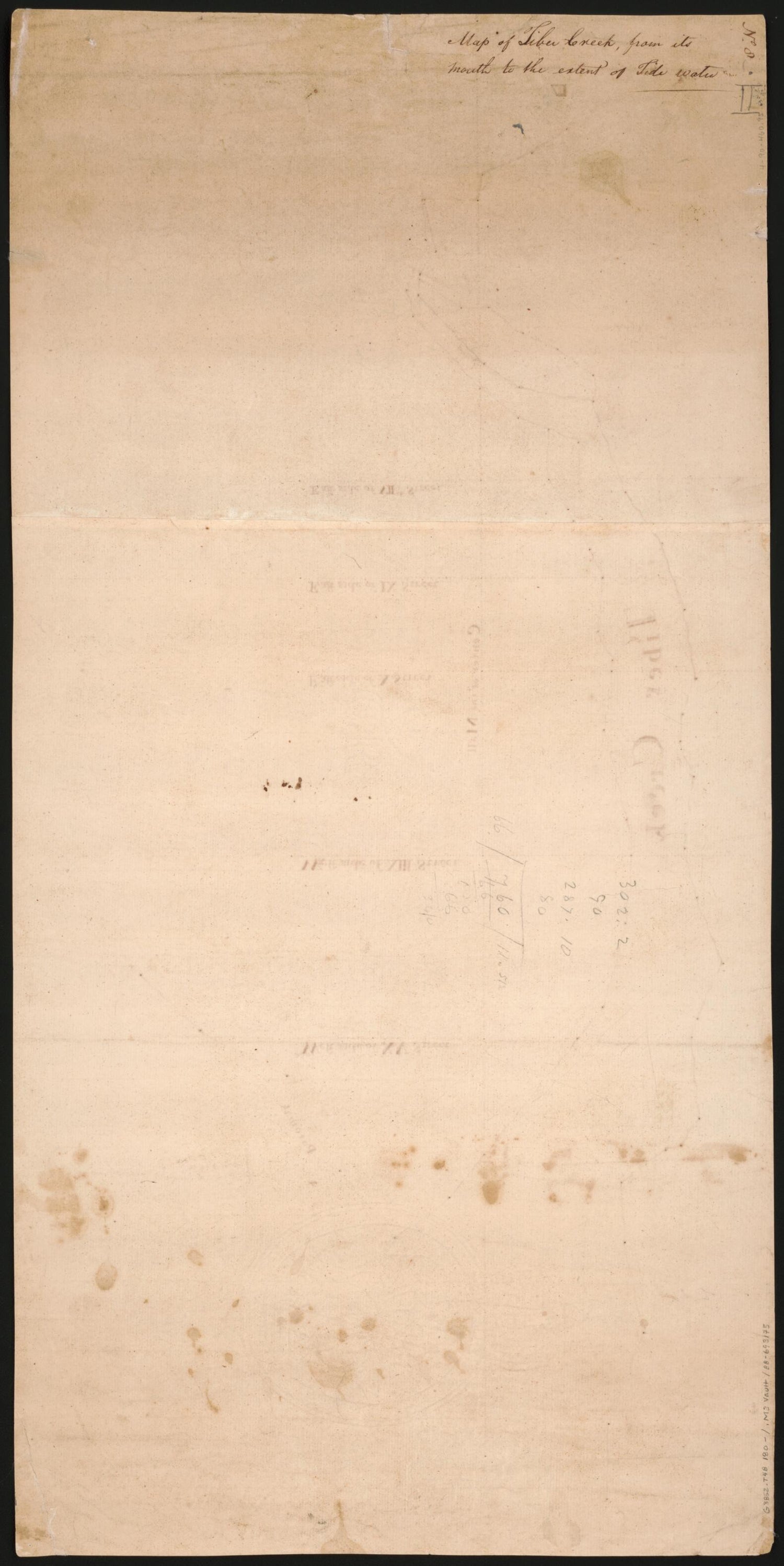 This old map of Map of Tiber Creek, from Its Mouth to the Extent of Tide Water : Washington D.C. from 1800 was created by  in 1800