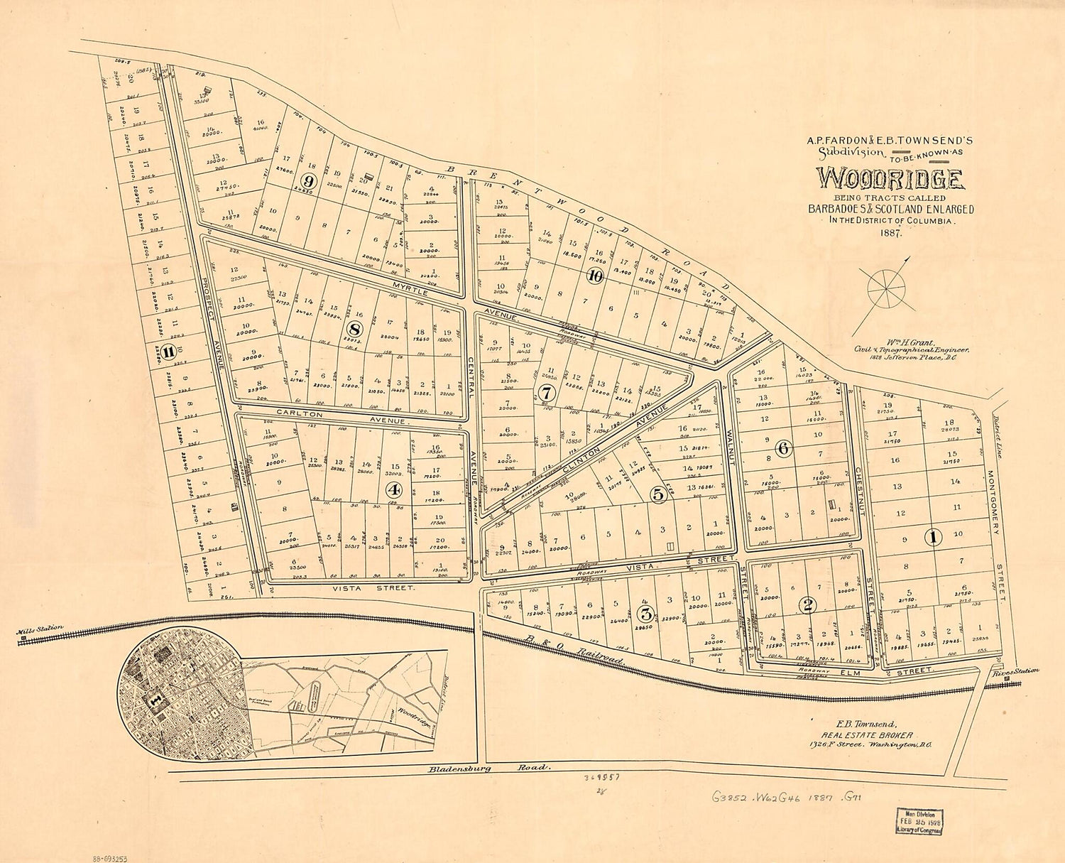 This old map of A.P. Fardon &amp; E.B. Townsend&