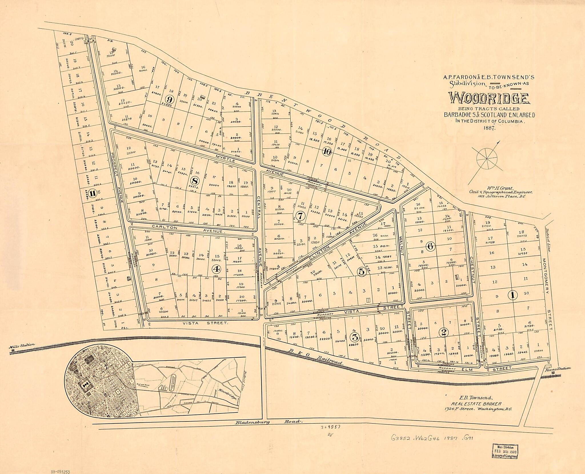 This old map of A.P. Fardon &amp; E.B. Townsend&