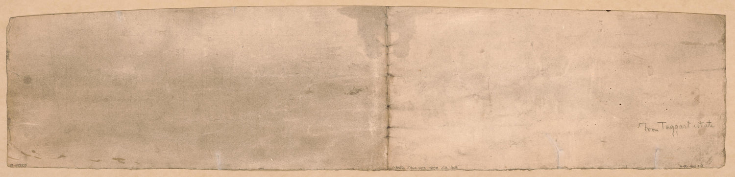 This old map of Profiles of a Piece of Excavation Lying Between the Intersection of the East Line of Fayette Street and the West Line of the Extension of High Street : the Material Being Wanted for the Graduation of High Street Extended from 1858 was cre