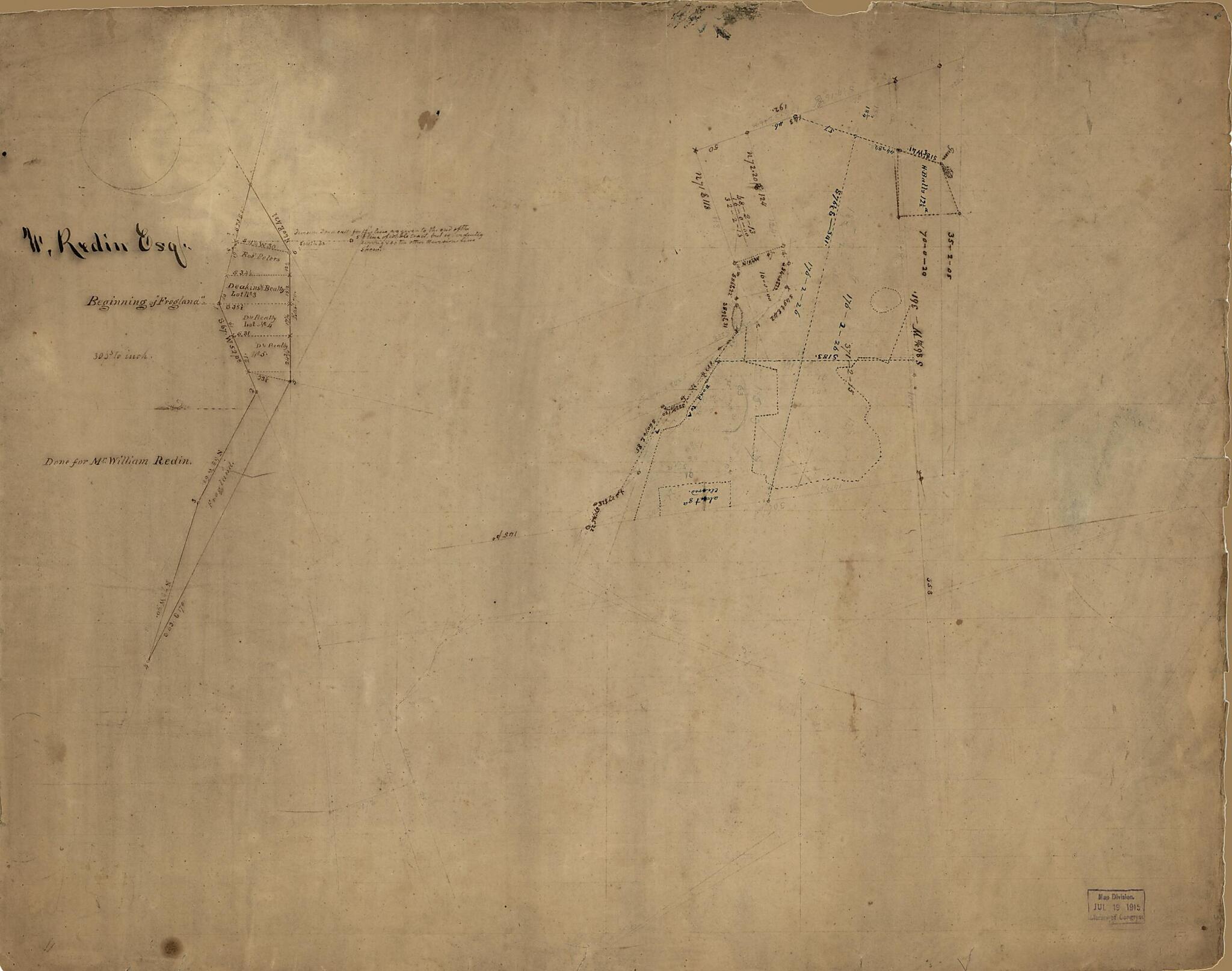 This old map of Frogland, Georgetown D.C. &amp; H. Balls Lot, Viginia sic from 1800 was created by Hugh T. (Hugh Thomas) Taggart in 1800