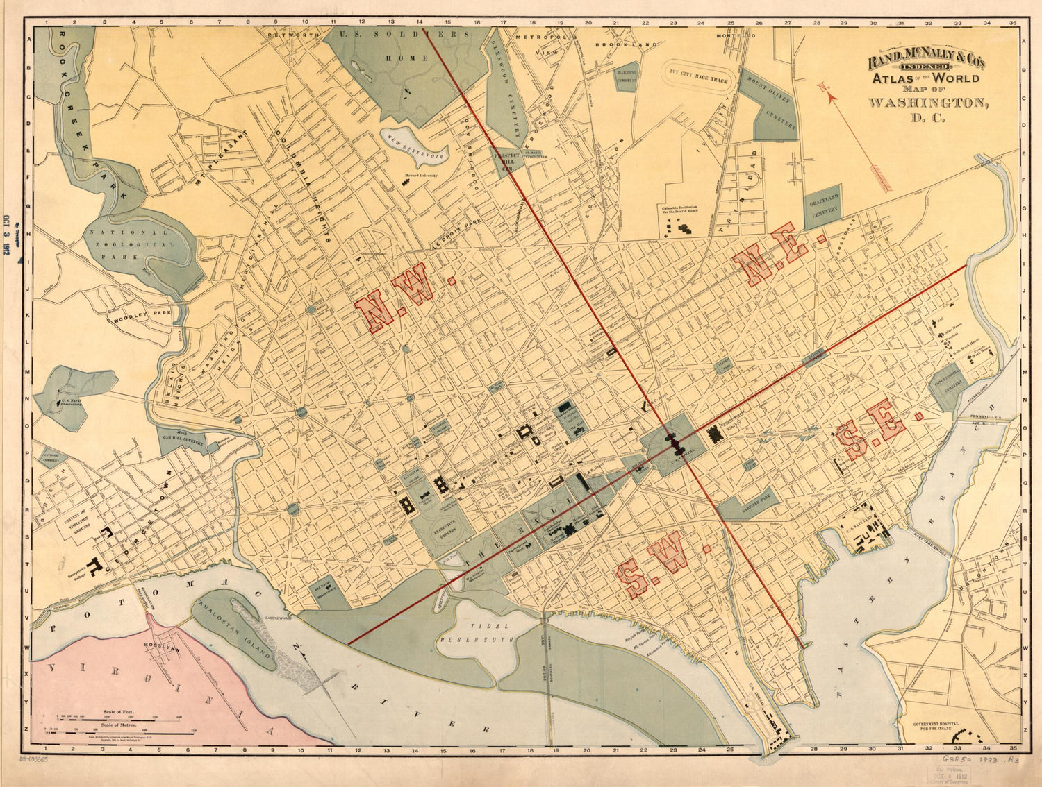 This old map of Rand, McNally &amp; Co.&