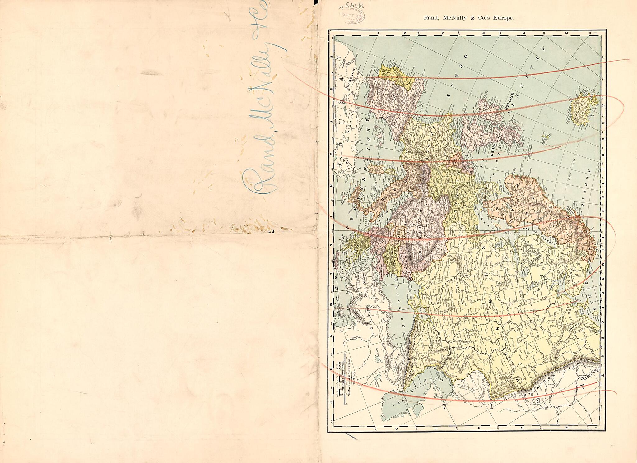 This old map of Rand, McNally &amp; County&