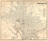 Washington City and Its Environs 1892 by Relic Map Company