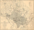 Map of the City of Washington and Surroundings 1890 by Relic Map Company