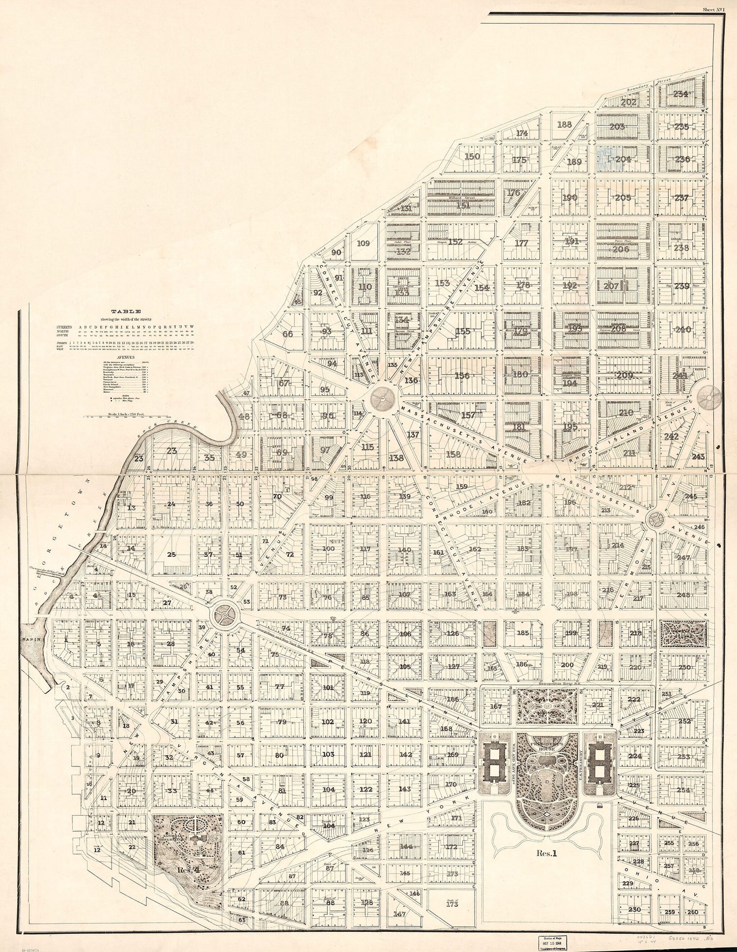 This old map of Cadastral Topographical Map of Part of N.W. Washington D.C. from 1872 was created by A. Bastert, J. (Joseph) Enthoffer, A. Petersen in 1872