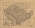 Map of the City of Washington : Established As the Permanent Seat of the Government of the United States of America 1858 by Relic Map Company