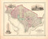 Georgetown and the City of Washington : the Capital of the United States of America 1857 by Relic Map Company