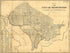 Map of the City of Washington 1846 by Relic Map Company