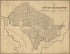 Map of the City of Washington 1828 by Relic Map Company