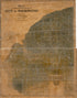 Map of the North Western Portion of the City of Washington 1870 by Relic Map Company