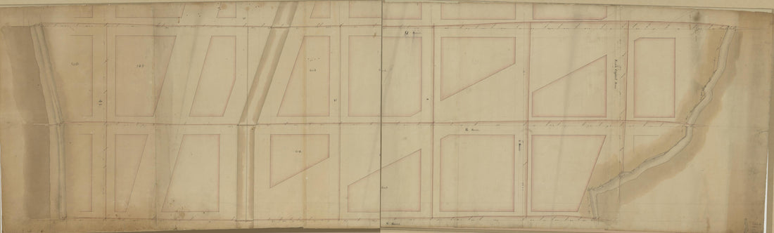 This old map of Survey Map of Part of S.W. and S.E. Washington D.C. from 1791 was created by George Washington in 1791