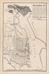 Alexandria City Showing Connections With Washington 1911 by Relic Map Company