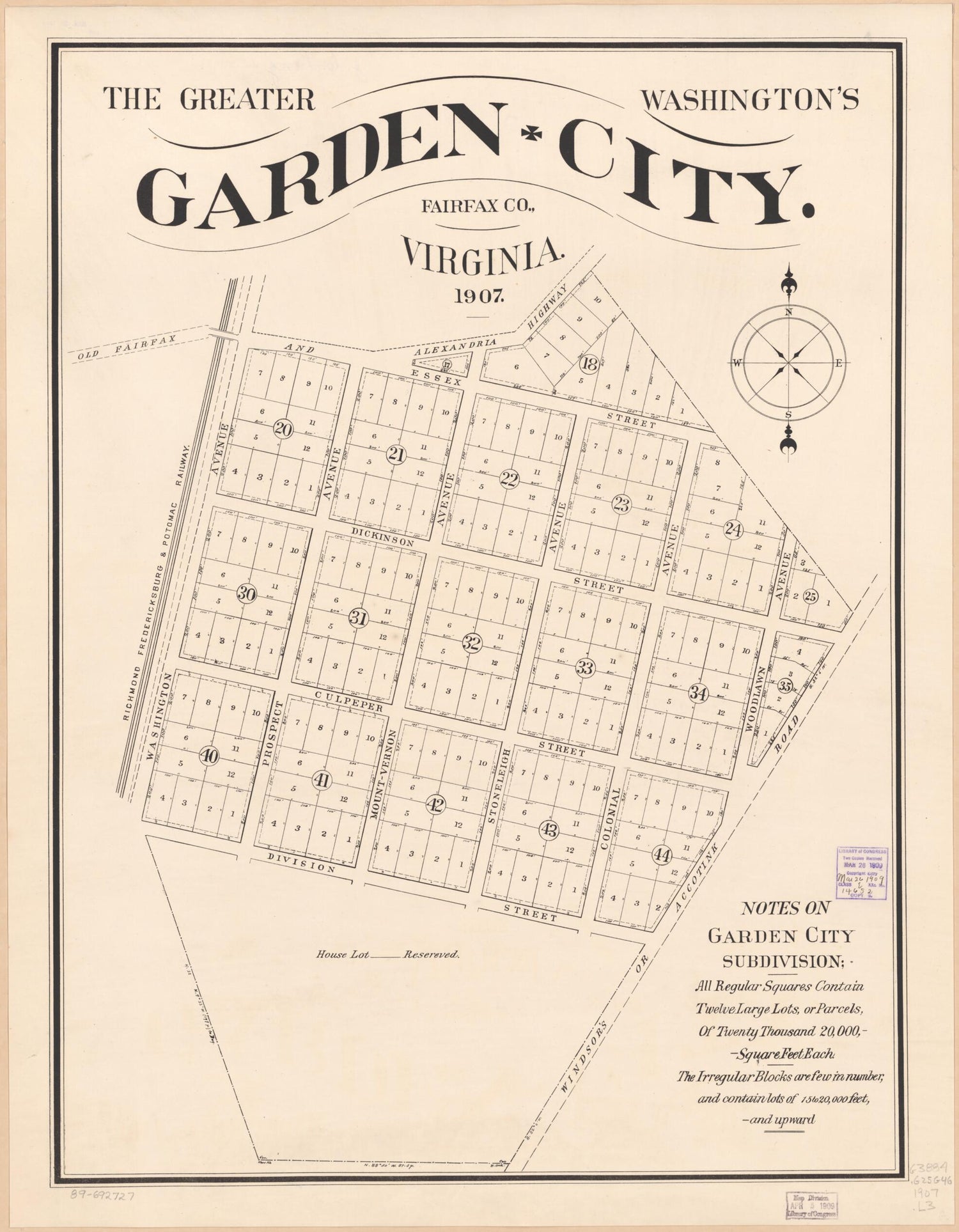 This old map of The Greater Washington&