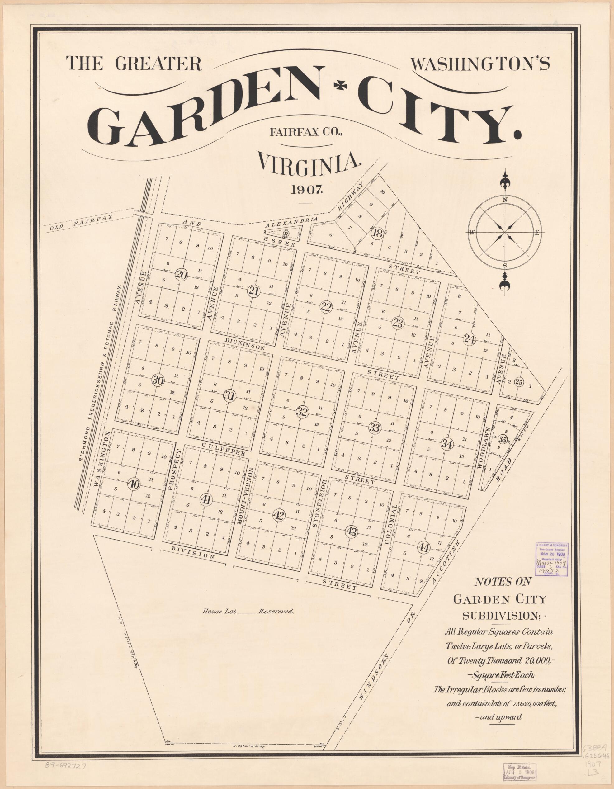 This old map of The Greater Washington&