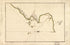Map Showing Camarones Bay and Adjoining Capes, Argentina 1746 by Relic Map Company