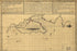 Plano Del Puerto E Ysla De Sancta Catalina En La Costa Del Brasil Cituada Su Mediania En La Latitud De 27 Gs. 42 Minutos S. Y Longitu De 327 Gs. 40 Minute. Del Meridiano De Tenerife 1700 by Relic Map Company