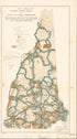 Highway Traffic Survey of the State of New Hampshire : Motor Vehicle Traffic On the State Highway System With Traffic Classification and Population Distribution in 1927 by Relic Map Company