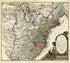 Island, & 4. Connecticut, 5. La Nouvelle York, 6. Nouvelle Jersey, 7. La Pensilvanie, 8. Les Comtés De Newcastle, Kent, Et Sussex Sur La Delaware, 9. Mariland, 10. La Virginie, 11. La Caroline Septentrionale, 12. La Caroline Méridionale, Et 13. La G... by Relic Map Company