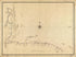 Map Showing Caribbean Coast of Central America from Belize to Honduras 1700 by Relic Map Company