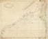 Map Showing Coast of Veracruz State, Mexico, Between Tampico and Antón Lizardo 1760 by Relic Map Company