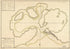 Plano Del Puerto De Cabañas, Situado En La Costa Dl. N. De La Ysla De Cuba, 12 Leguas Al O. De La Havana 1700 by Relic Map Company