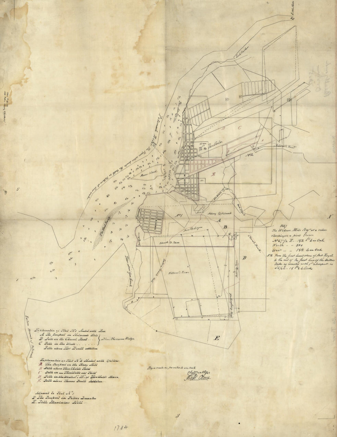 This old map of Map of Landholdings In the Part of Prince George&