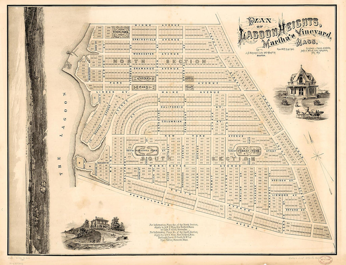 Plan of Lagoon Heights, Martha&